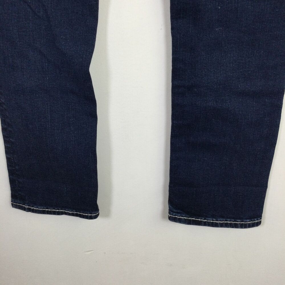 Rock Revival Women's Distressed Karla Capri Jeans Straight Leg Blue Size 26 - Picture 10 of 16